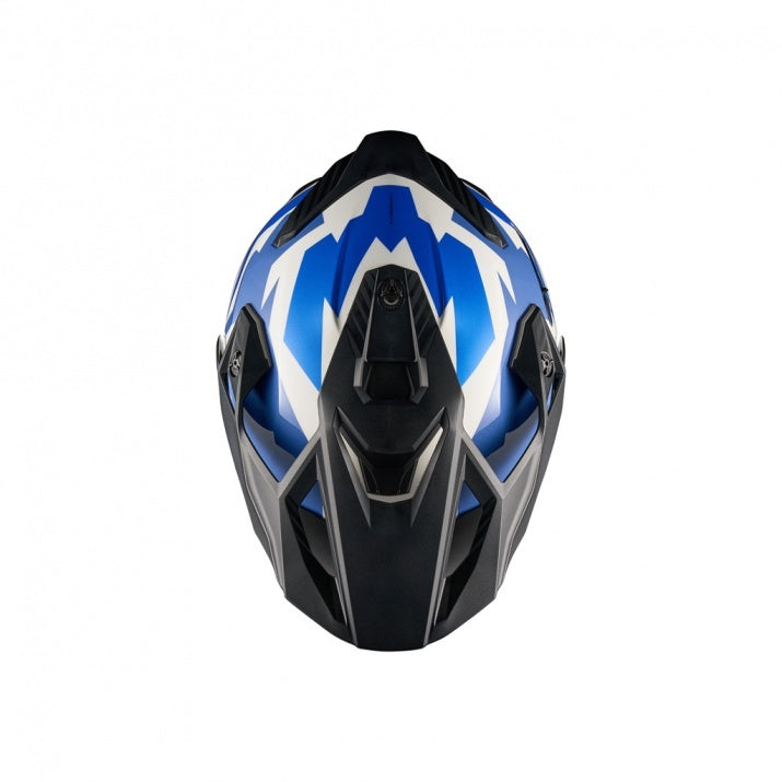 Casca moto NEXX Y.TRAVL Primal Blue Red (pinlock inclus + viziera cadou)