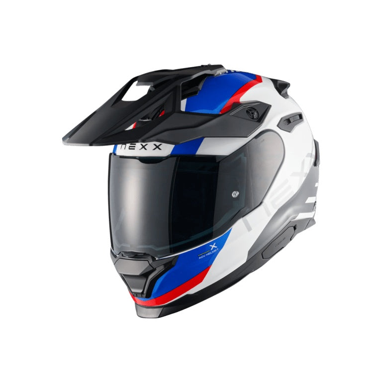 Casca moto NEXX Y.TRAVL Quest Blue/Red (pinlock inclus+viziera cadou)