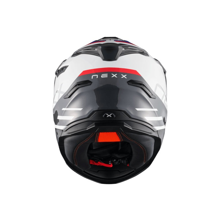 Casca moto NEXX Y.TRAVL Quest Blue/Red (pinlock inclus+viziera cadou)