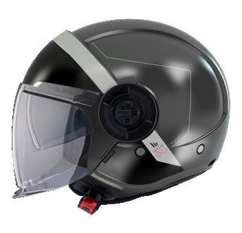 Casca MT Viale SV S 68 Unit D2 gri mat (ochelari soare integrati) (open face) - omologare noua ECE 22.06