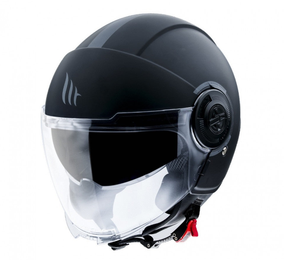Casca MT Viale SV S A1 negru mat (ochelari soare integrati) - omologare noua ECE 22.06