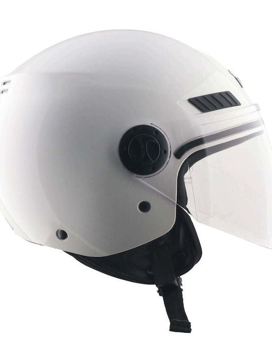 Casca open face Axor Kioto alb
