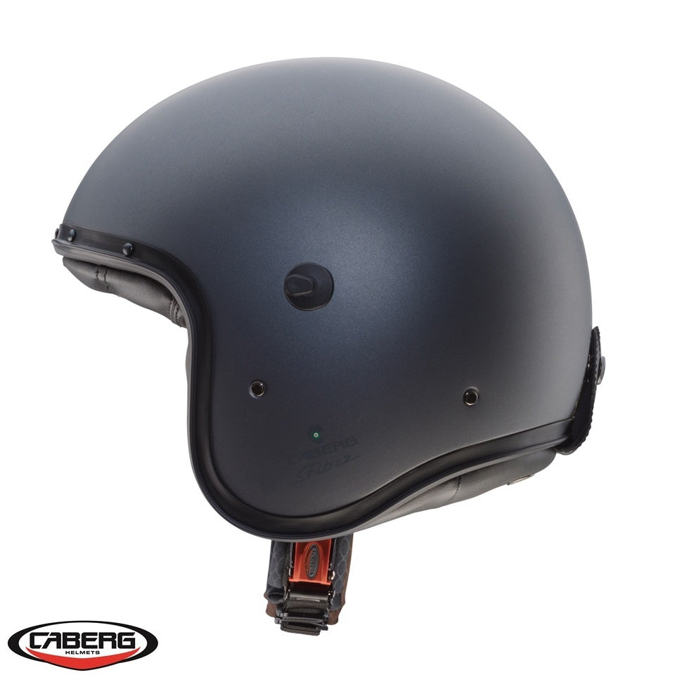 Casca open face (jet) Caberg model Freeride X 91 gun metal (titanium) mat (fibra de sticla)