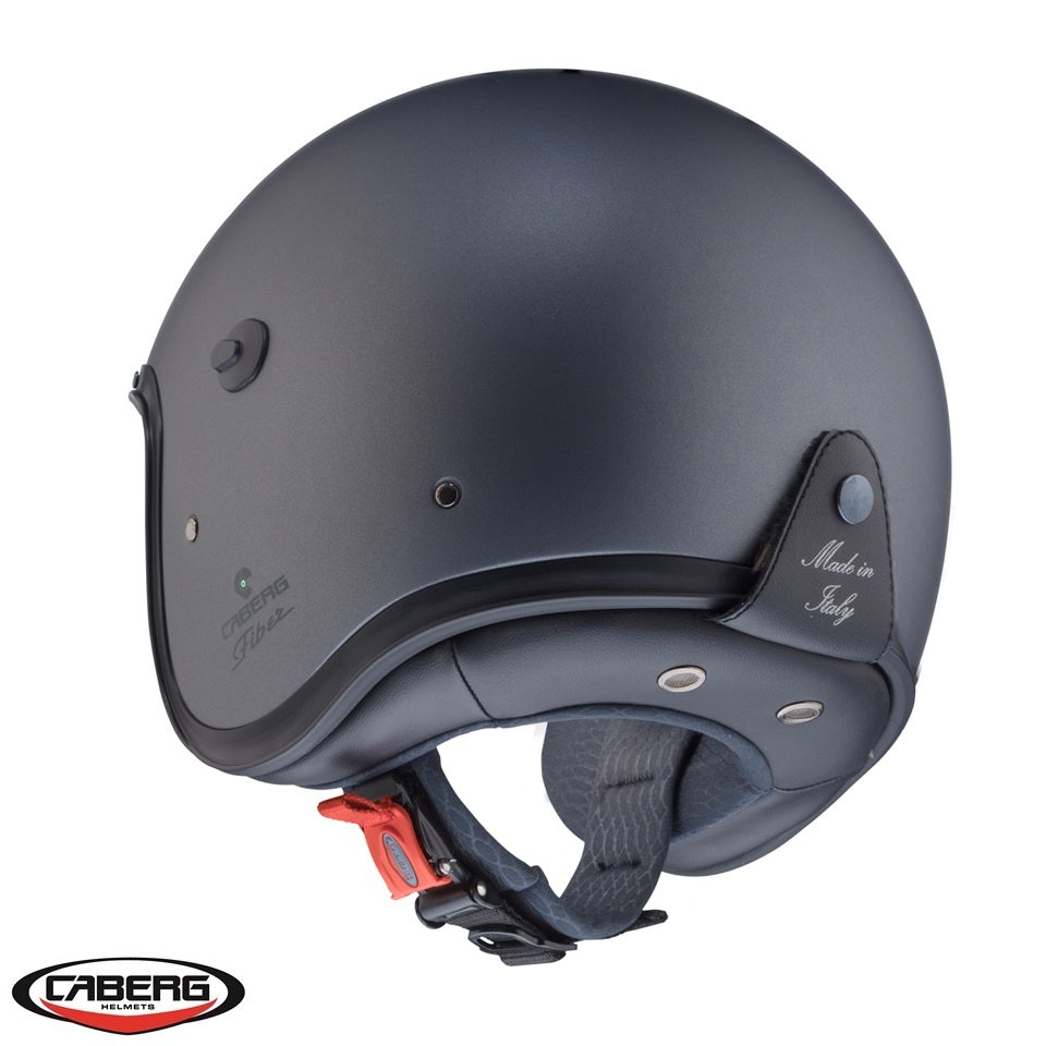 Casca open face (jet) Caberg model Freeride X 91 gun metal (titanium) mat (fibra de sticla)