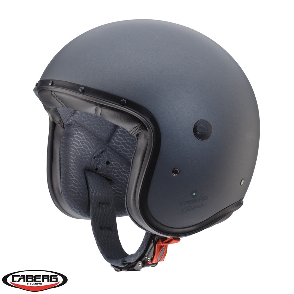 Casca open face (jet) Caberg model Freeride X 91 gun metal (titanium) mat (fibra de sticla)