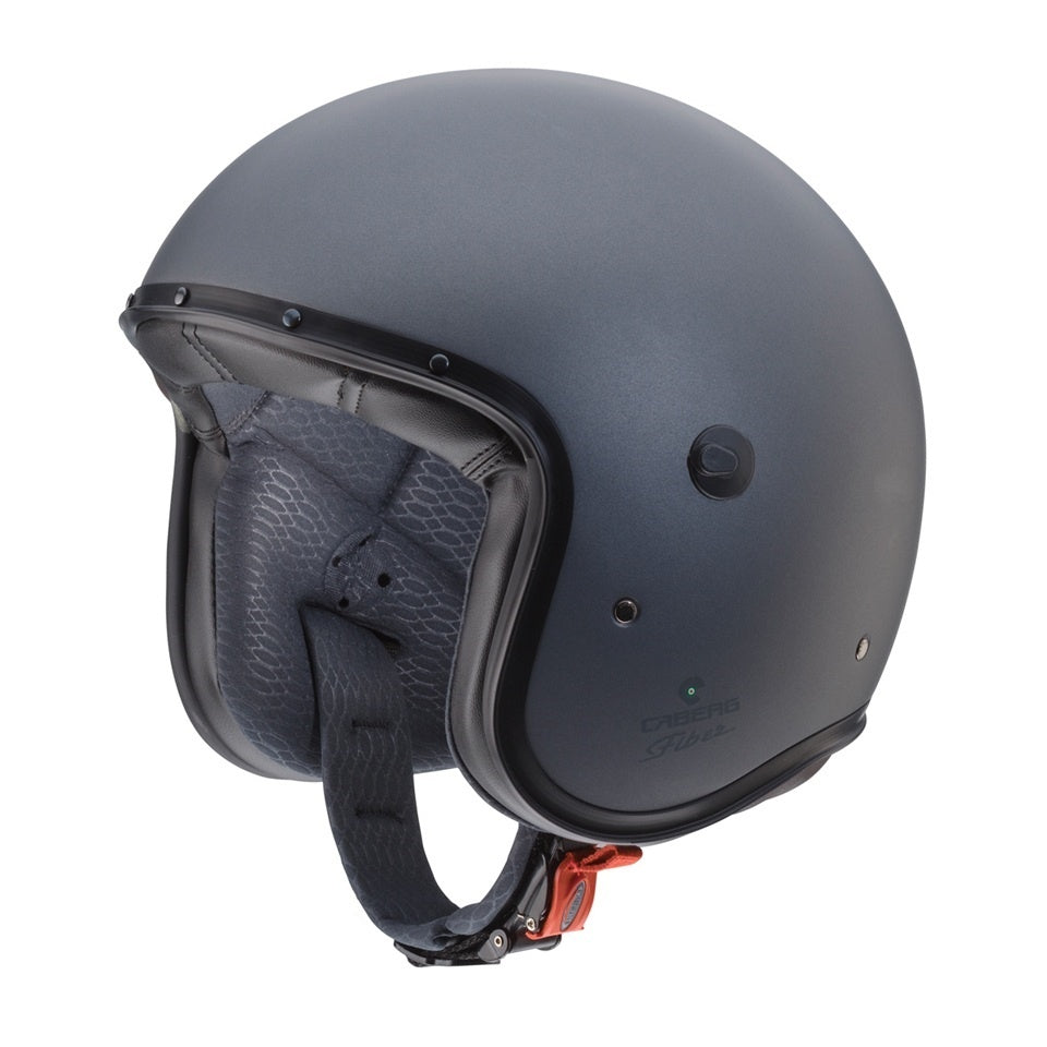 Casca open face (jet) Caberg model Freeride X 91 gun metal (titanium) mat (fibra de sticla)
