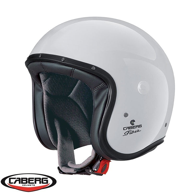 Casca open face (jet) Caberg model Freeride X A1 alb lucios (fibra de sticla)