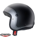 Casca open face (jet) Caberg model Freeride X Imola D5 negru/gun metal (titanium) mat (fibra de sticla)