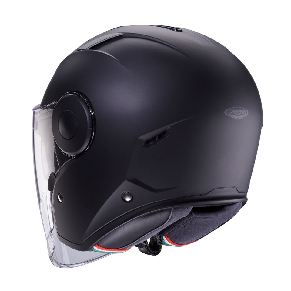 Casca open face (jet) Caberg model Soho SV 17 negru mat