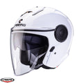 Casca open face (jet) Caberg model Soho SV A1 alb lucios
