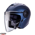 Casca open face (jet) Caberg model Soho SV G8 blue jeans (albastru) mat