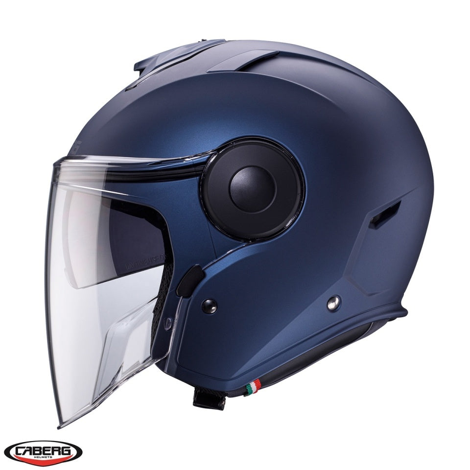 Casca open face (jet) Caberg model Soho SV G8 blue jeans (albastru) mat