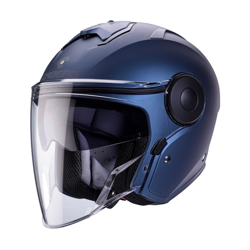 Casca open face (jet) Caberg model Soho SV G8 blue jeans (albastru) mat