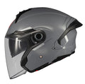 Casca open face motociclete MT Cosmo SV A2 gri lucios (ochelari soare integrati)