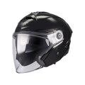 Casca open face motociclete MT Cosmo SV Pure A1 negru lucios (ochelari soare integrati) - tip viziera: MT-V-37