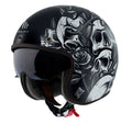 Casca open face motociclete MT Le Mans 2 S SV Breakout B2 negru mat (ochelari soare integrati) - omologare noua ECE 22.06