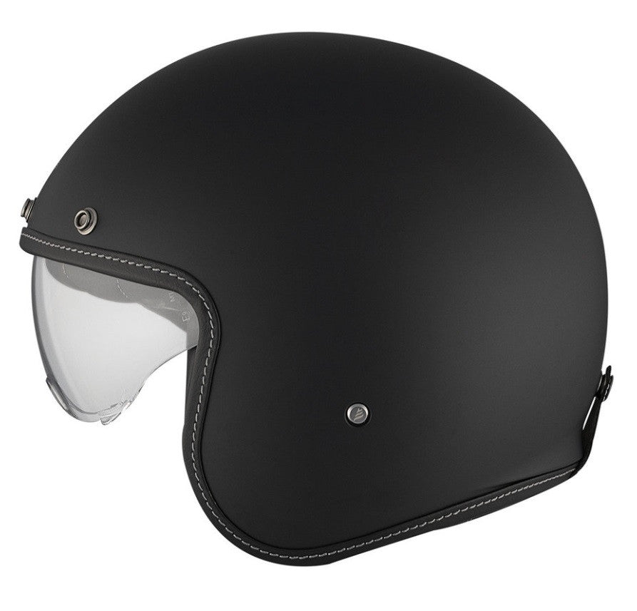 Casca open face motociclete MT Le Mans 2 S SV negru mat (ochelari soare integrati) - omologare noua ECE 22.06