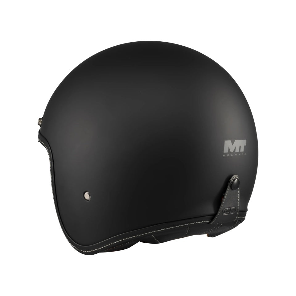 Casca open face motociclete MT Le Mans 2 S SV Pure A1 negru mat (ochelari soare integrati) - omologare noua ECE 22.06