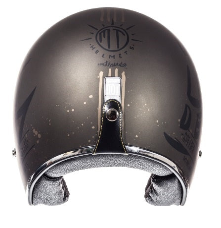 Casca open face motociclete MT Le Mans SV Outlander maro metalic/negru mat (ochelari soare integrati)