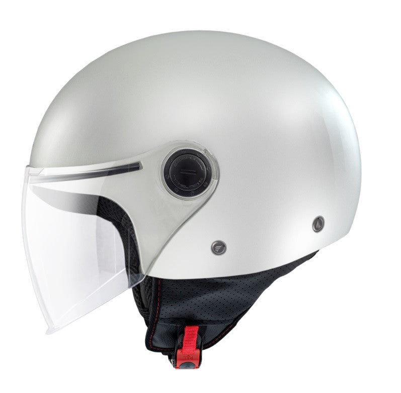 Casca open face motociclete MT Street S A0 alb lucios - omologare noua ECE 22.06