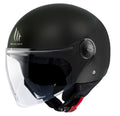 Casca open face motociclete MT Street S A1 negru mat - omologare noua ECE 22.06