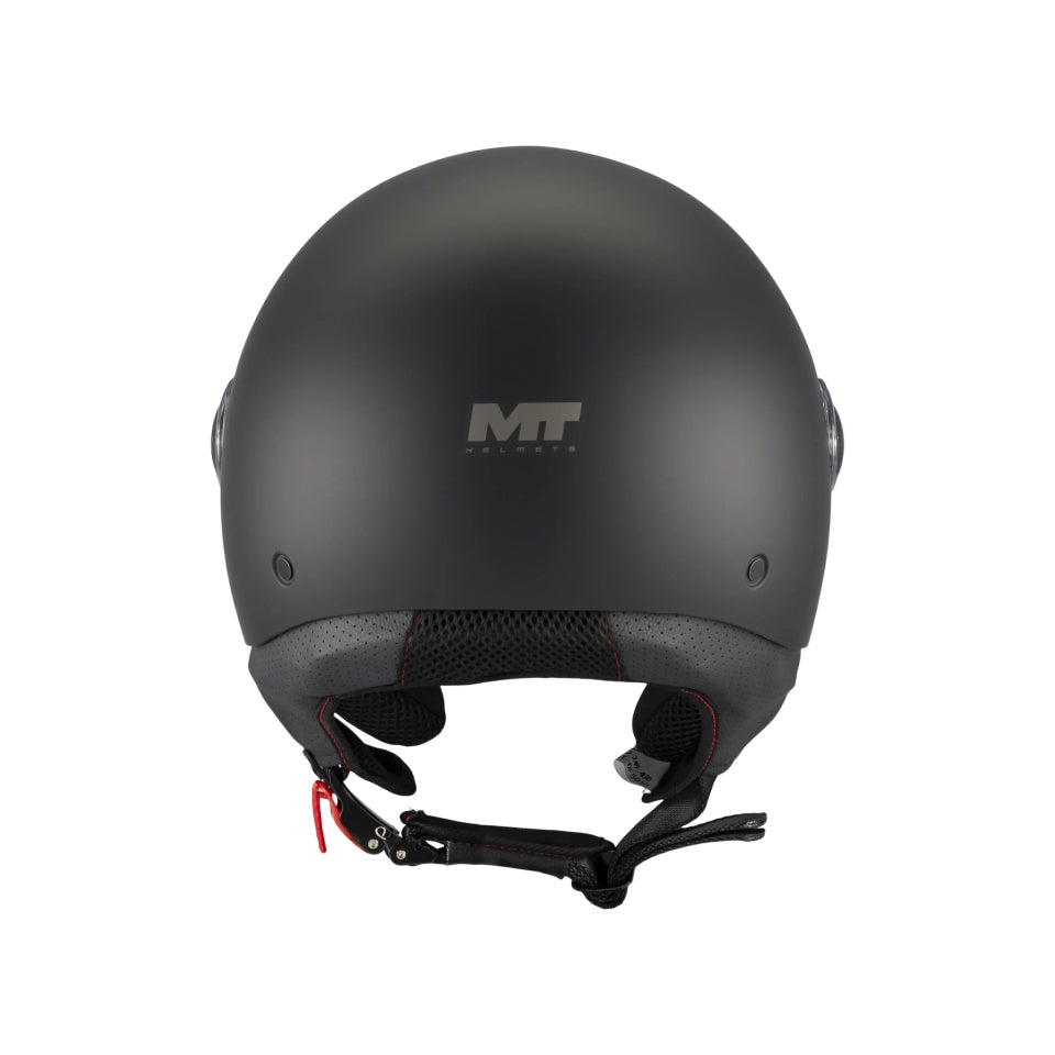 Casca open face motociclete MT Street S Pure A1 negru mat - omologare noua ECE 22.06