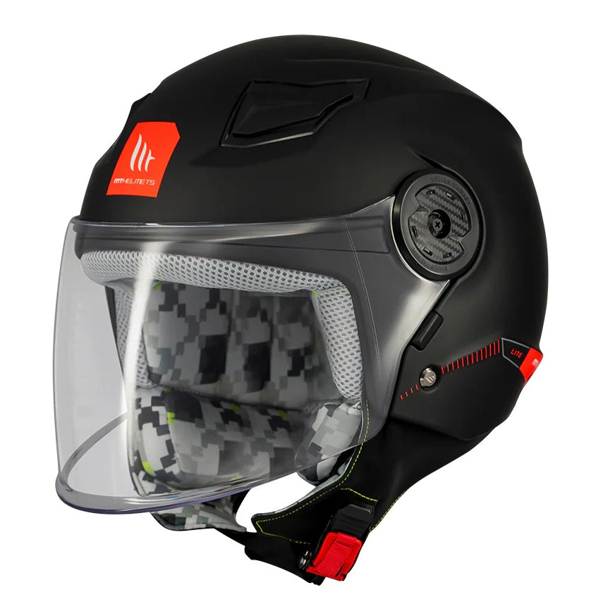 Casca open face MT Lite Kids A1 negru mat - casca de copii