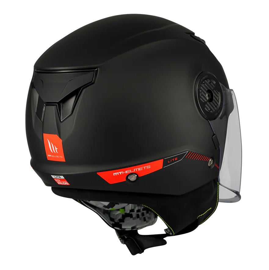 Casca open face MT Lite Kids A1 negru mat - casca de copii