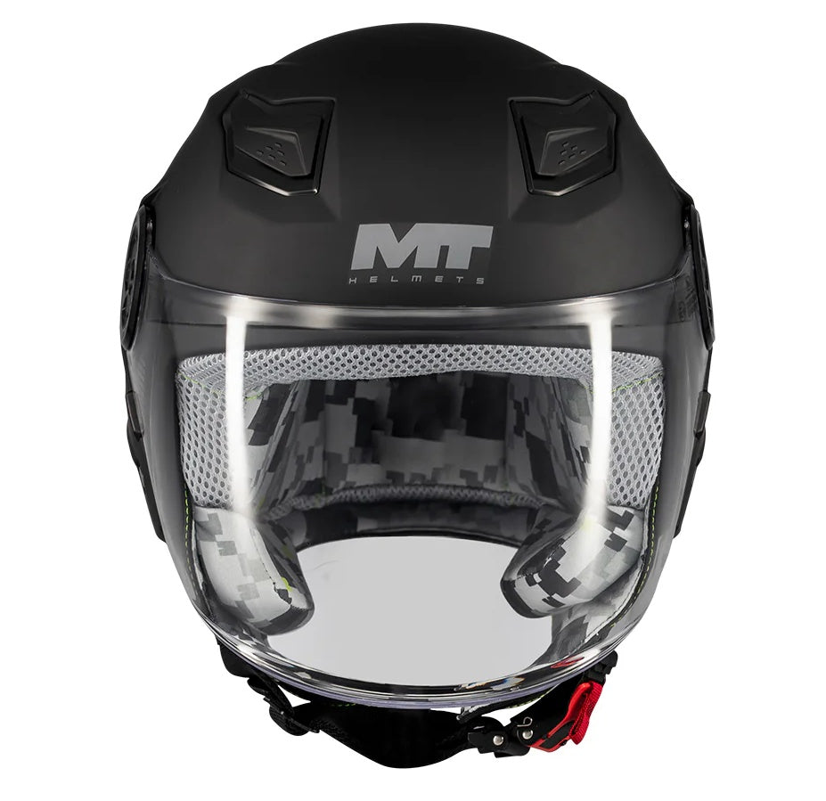 Casca open face MT Lite Kids Pure A1 negru mat - casca de copii