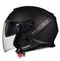Casca open face MT Thunder III SV Jet A1 negru mat (ochelari soare integrati) – tip MT-V-19 (copie)