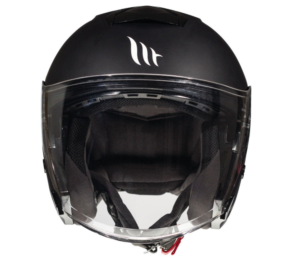 Casca open face MT Thunder III SV Jet A1 negru mat (ochelari soare integrati) – tip MT-V-19