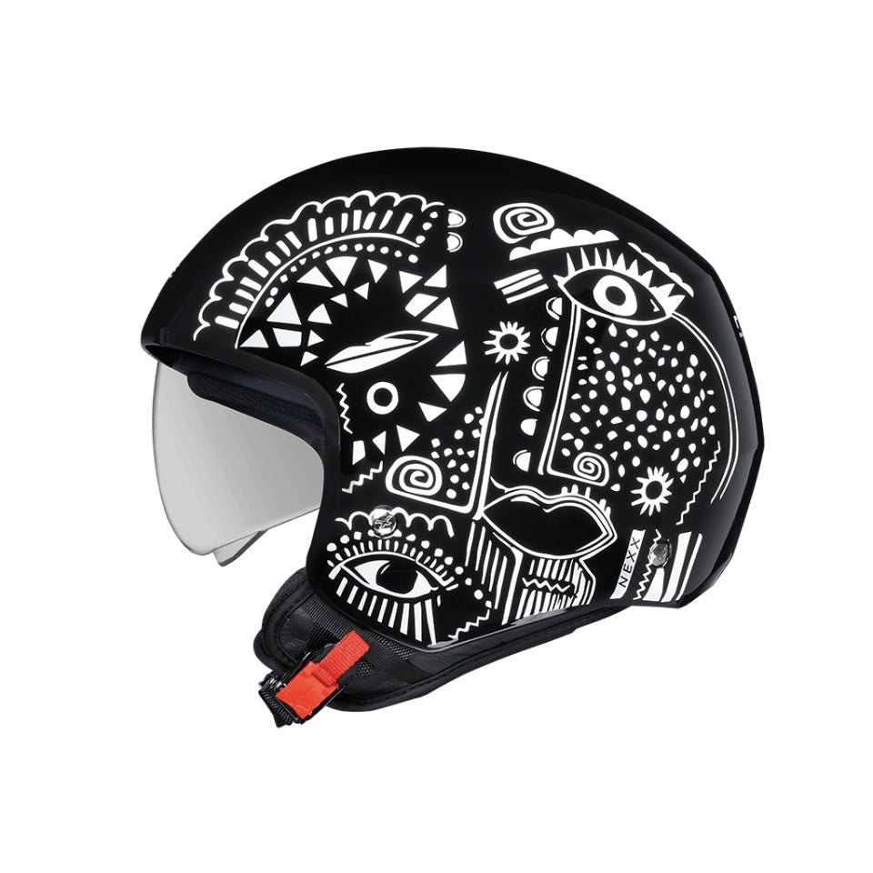 Casca open-face NEXX Y.10 Artville Black/White