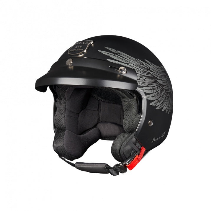 Casca open-face NEXX Y.10 Eagle Rider Black Grey