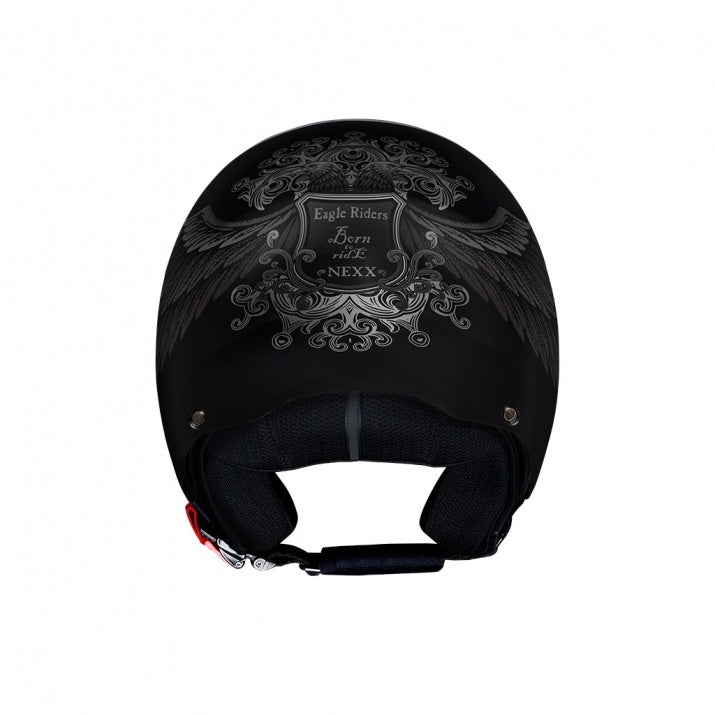 Casca open-face NEXX Y.10 Eagle Rider Black Grey