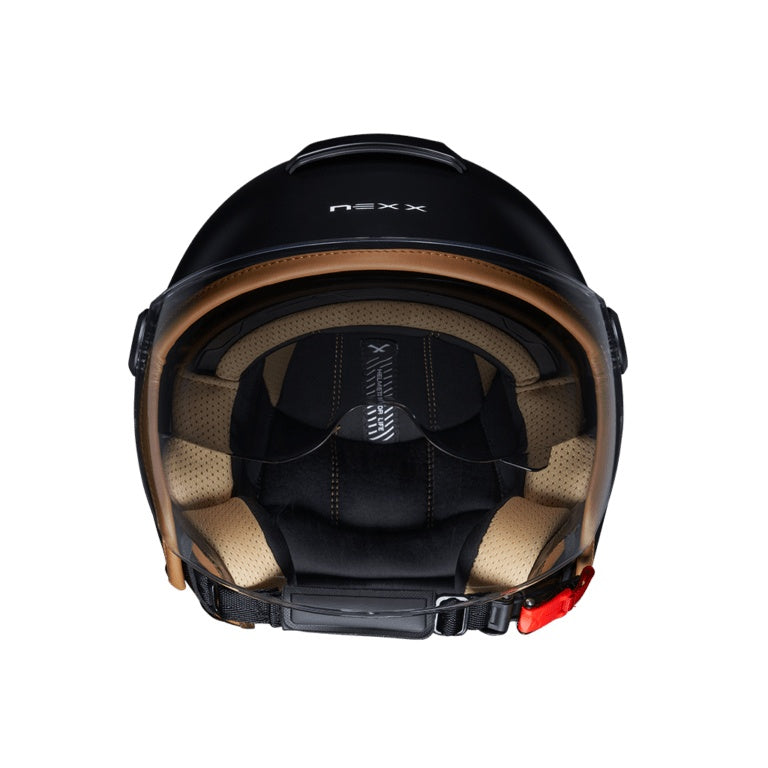 Casca open-face NEXX Y.10 Sunny Black Mt.Camel