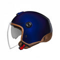 Casca open face NEXX Y.10 Sunny Indigo Blue Camel