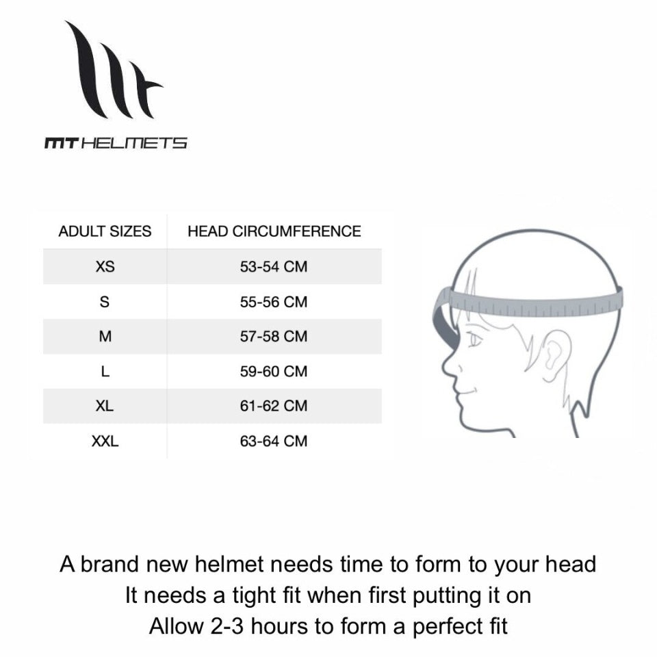 Casca touring/adventure MT model Track SV Pure A0 alb lucios – tip viziera: HS 12