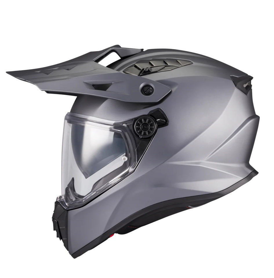 Casca touring/adventure MT model Track SV Pure A2 gri mat – tip viziera: HS 12