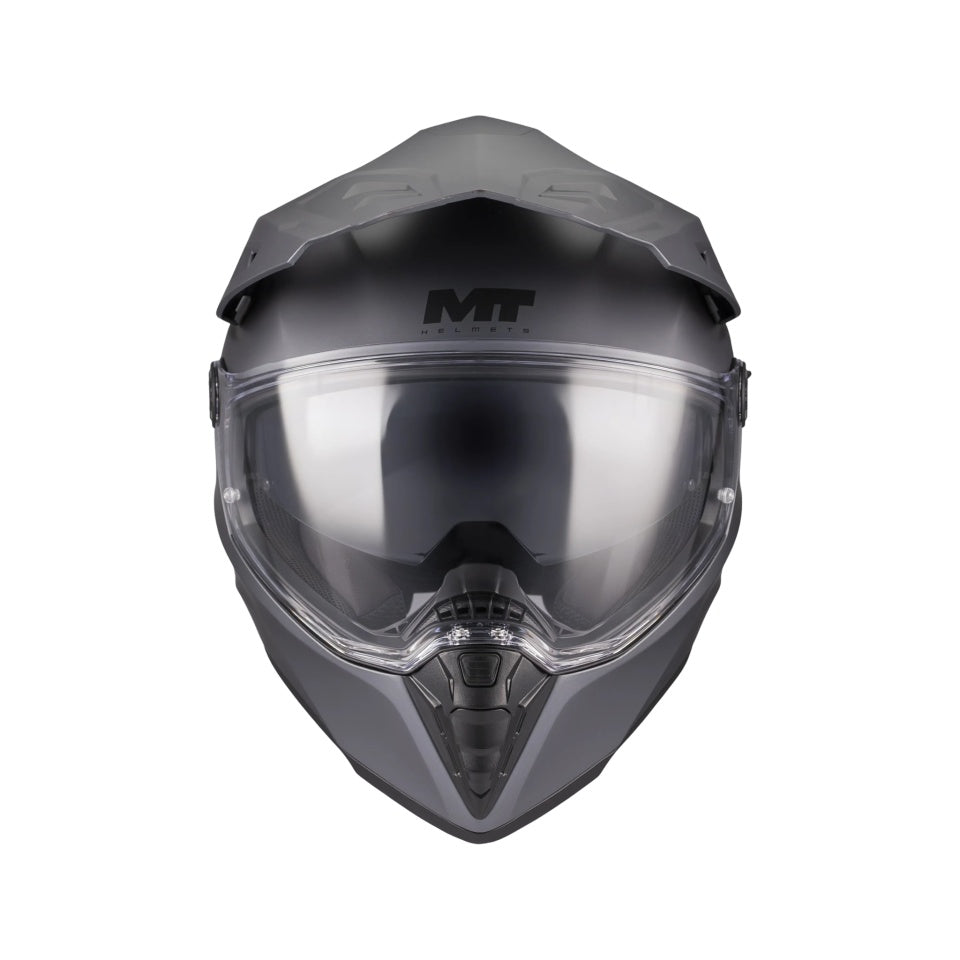 Casca touring/adventure MT model Track SV Pure A2 gri mat – tip viziera: HS 12