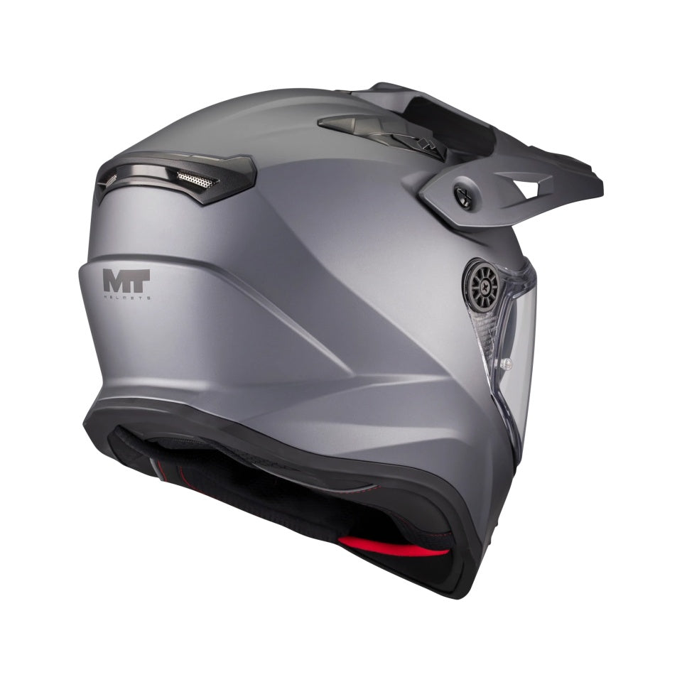Casca touring/adventure MT model Track SV Pure A2 gri mat – tip viziera: HS 12