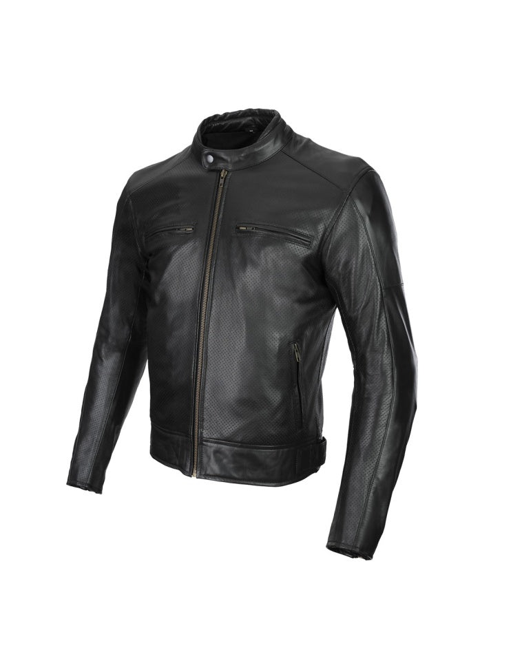 Geaca moto piele SECA Bonneville - piele perforata