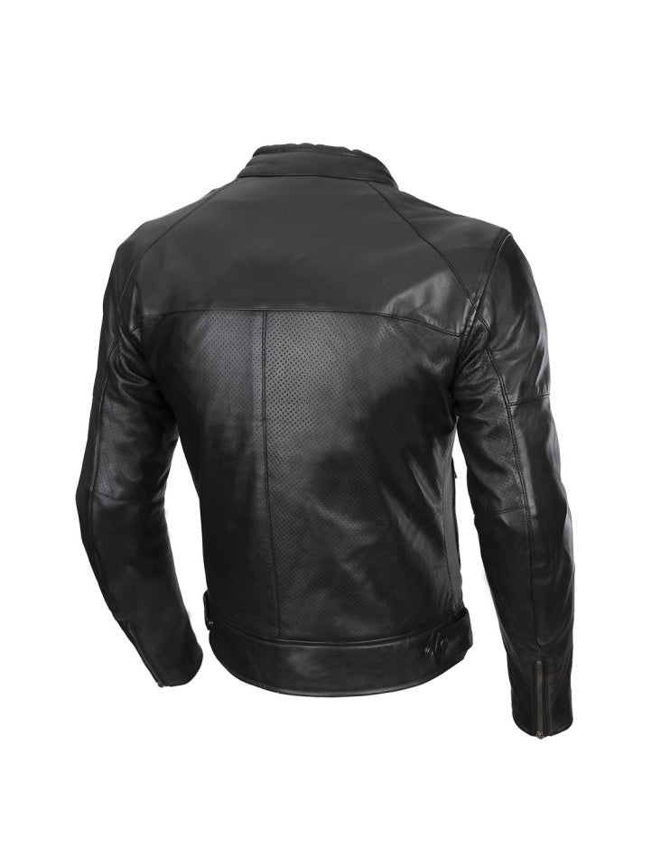 Geaca moto piele SECA Bonneville - piele perforata