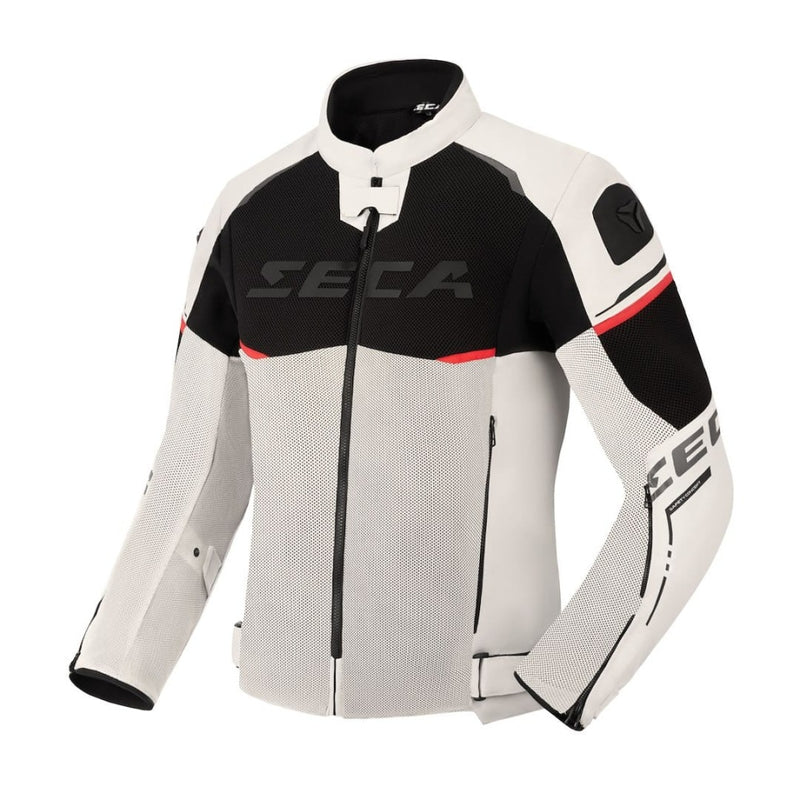 Geaca moto SECA Airflow III Grey (protectie de spate inlcusa Level 2)