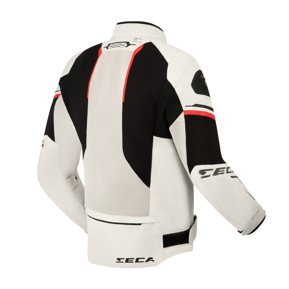 Geaca moto SECA Airflow III Grey (protectie de spate inlcusa Level 2)