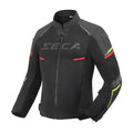 Geaca moto SECA Airflow III Negru/Rosu/Fl