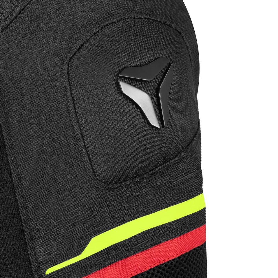 Geaca moto SECA Airflow III Negru/Rosu/Fl