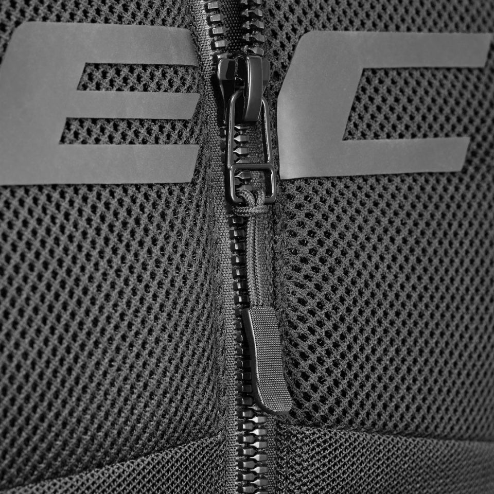 Geaca moto SECA Airflow III Negru/Rosu/Fluor (protectie de spate inlcusa Level 2)