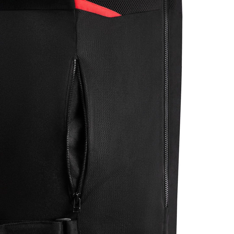 Geaca moto SECA Airflow III Negru/Rosu/Fluor (protectie de spate inlcusa Level 2)