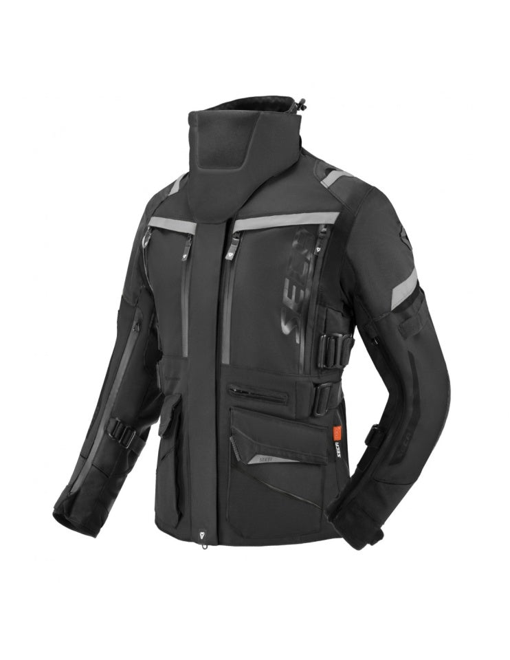 Geaca moto SECA Arrakis III Black dama