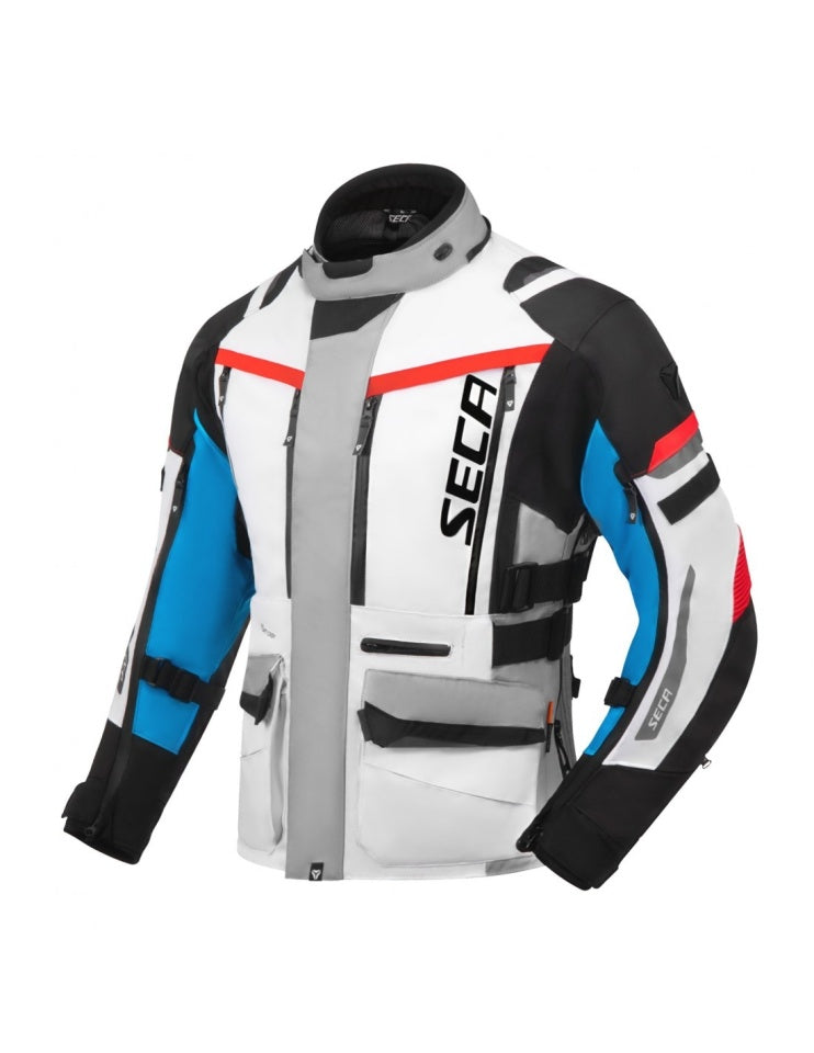 Geaca moto SECA Arrakis III Grey/Blue/Red